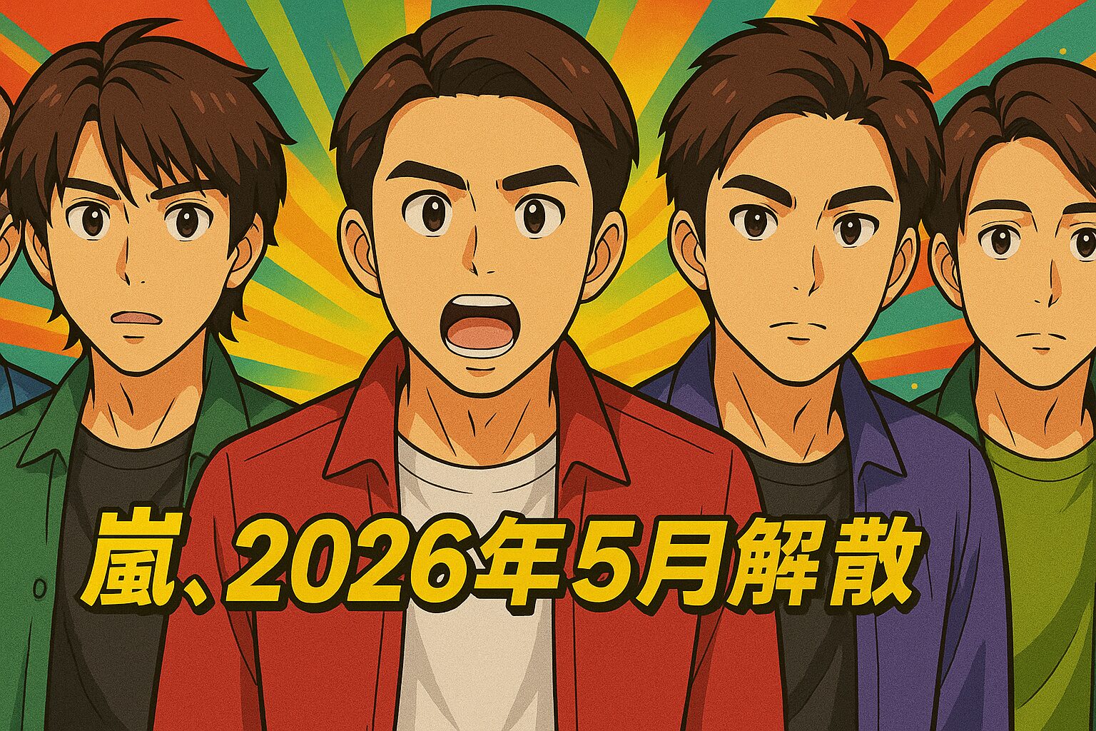 嵐、2026年5月解散！理由とメンバーの今後、最後のライブは？